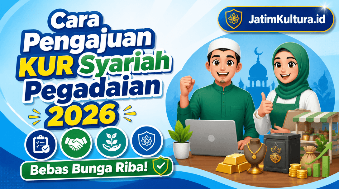 Cara Pengajuan KUR Syariah Pegadaian 2026 Bebas Bunga Riba!
